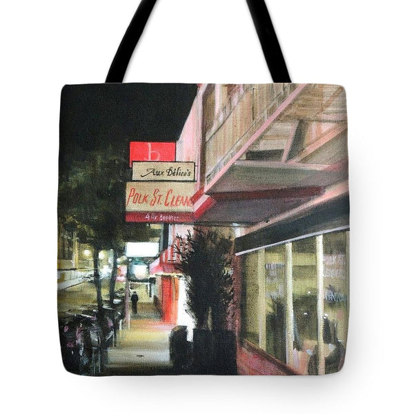 Polk St. Cleaner's - Tote Bag